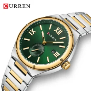 CURREN 8471 Elegant Stainless Steel Waterproof Luxury Gents Watch