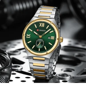 CURREN 8471 TIMEZAN (5) CURREN 8471 Elegant Stainless Steel Waterproof Luxury Gents Watch