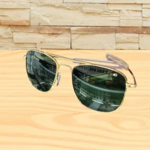 (A.0-5420)-Aviator-Series High Quality Glass Lens UV400 Protection Sunglass