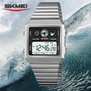 SKMEI 2450 Dual Time Digital Gents Watch