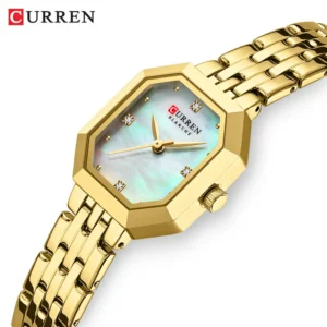 CURREN 9108 Super Premium Elegant Ladies Watch- Golden