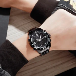 SKMEI 1649 Premium Dual-Time Men's Analog-Digital Watch