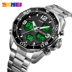 SKMEI 1649 Premium Dual-Time Men's Analog-Digital Watch