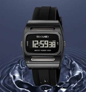 SKMEI 2563 Solar Power Luxury Silicon Digital Watch for Men