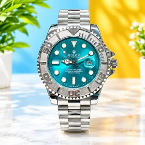 R.OLEX YACHT-MASTER Stainless Steel Dive Bezel Wrist Watch for Men