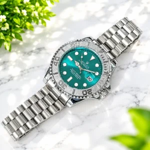 R.OLEX YACHT-MASTER Stainless Steel Dive Bezel Wrist Watch for Men